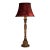 Hollywood Regency Gilt Tassel Table Lamp For Sale