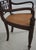 Brown Pair of Caribbean Mahogany Armchairs With Cane Seats For Sale - Image 8 of 18