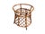 Nice style Ficks Reed dining table. . table base without glass- 28.5' high 30" diameter,. Also have 2 pairs of matching...