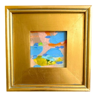 "Watching Water" 2025 Framed Mini Painting by Jessalin Beutler For Sale