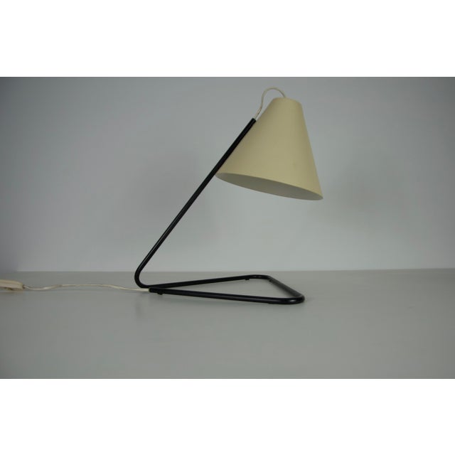 Mid Century Metal Table Lamp, 1960s, Italy For Sale - Image 4 of 9