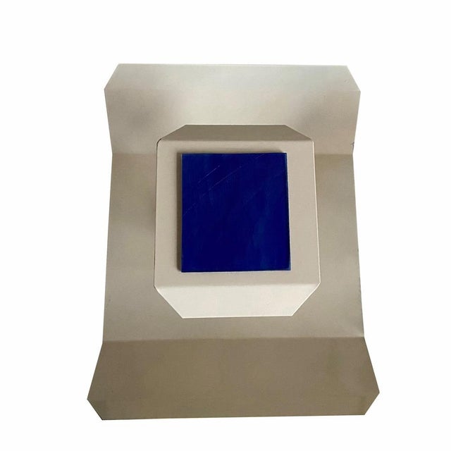 Space Age Wall Light in Blue Murano Glass, 1970s For Sale - Image 9 of 10