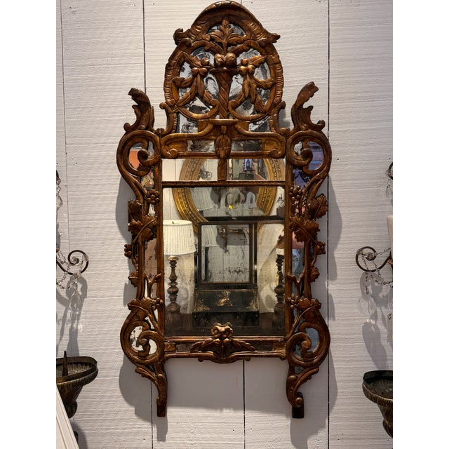 Gold 18th Century Italian Mirror For Sale - Image 8 of 11