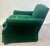 Hollywood Regency Style Custom Overstuffed Emerald Velvet Armchair For Sale - Image 16 of 17