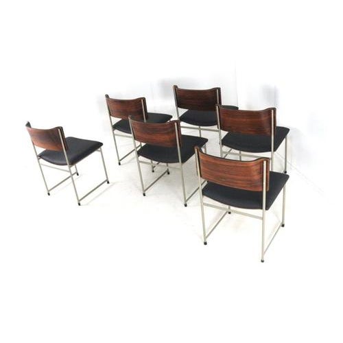 SM08 Dining Table and Chairs by Cees Braakman for Pastoe, 1960s For Sale - Image 15 of 16