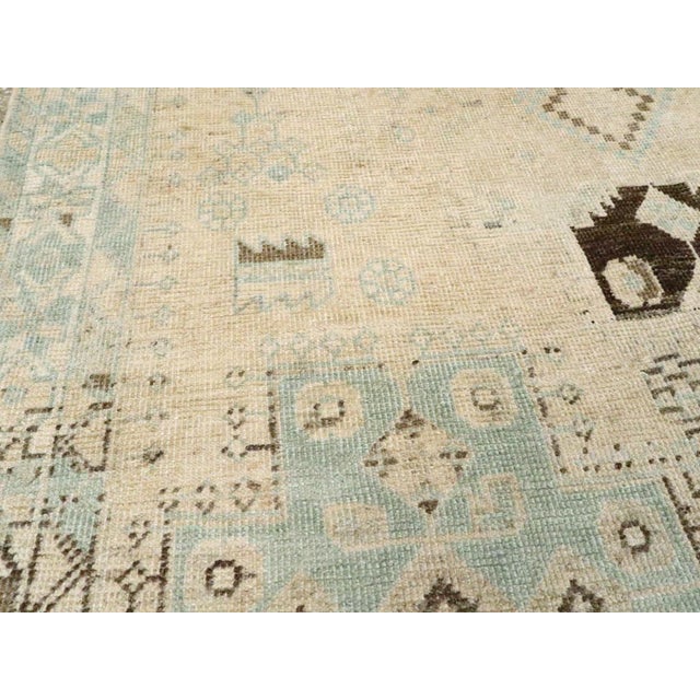 Tribal Galerie Shabab Collection Mid-20th Century Persian Afshar Throw Rug For Sale - Image 3 of 6