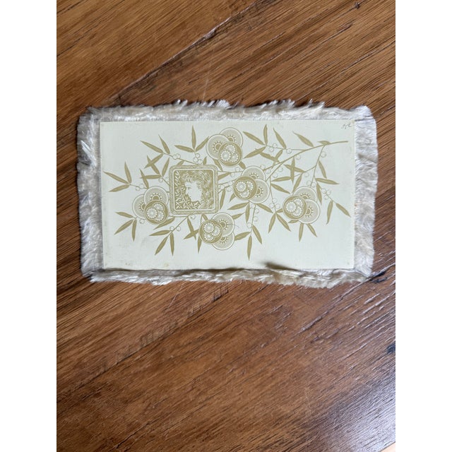 Silk Fringe Card by L. Prang & Co. Victorian Aesthetic Movement For Sale - Image 6 of 7