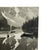 Vintage Black and White Photograph of Moraine Lake, Alberta, Canada. For Sale - Image 9 of 10