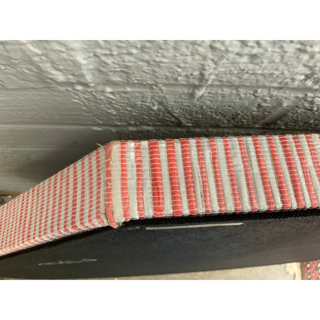 20th Century Faux Grasscloth Octagonal Mirror For Sale - Image 4 of 8