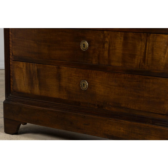 19th Century French Louis Philippe Walnut Chest of Drawers For Sale - Image 17 of 18
