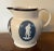 Neoclassical Antique Early 19th Century English Turner Jasperware Pitcher Decorated With Shakespeare's Macbeth For Sale - Image 3 of 9