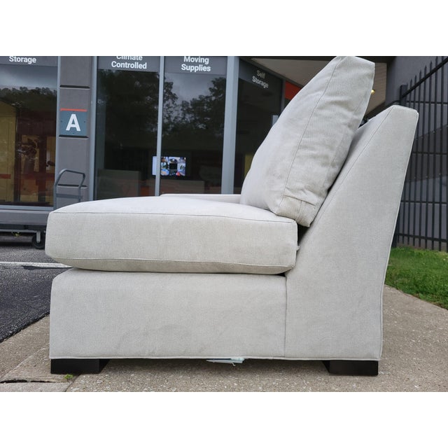 Axis Left-Arm Loveseat Sectional Piece by Crate & Barrel For Sale In Baltimore - Image 6 of 11
