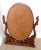 Victorian Style Solid Mahogany Shaving Mirror For Sale In Philadelphia - Image 6 of 13