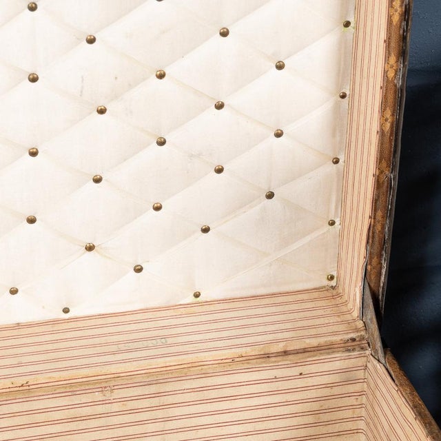 Trunk in Woven Canvas from Louis Vuitton, France, 1900s For Sale - Image 17 of 18