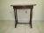 Vintage Colonial Style Wood Accent Table Dark Tone For Sale - Image 10 of 10