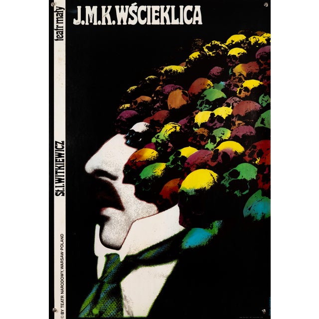 J.M.K. Wscieklica Theater Poster from Roman Cieslewicz, 1985 For Sale - Image 9 of 9