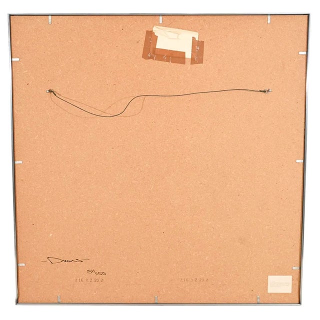 Huge Modernist Tan Suede 3 Dimensional Upholstered Painting, Signed Steven D. Corning, 1970s For Sale - Image 11 of 15