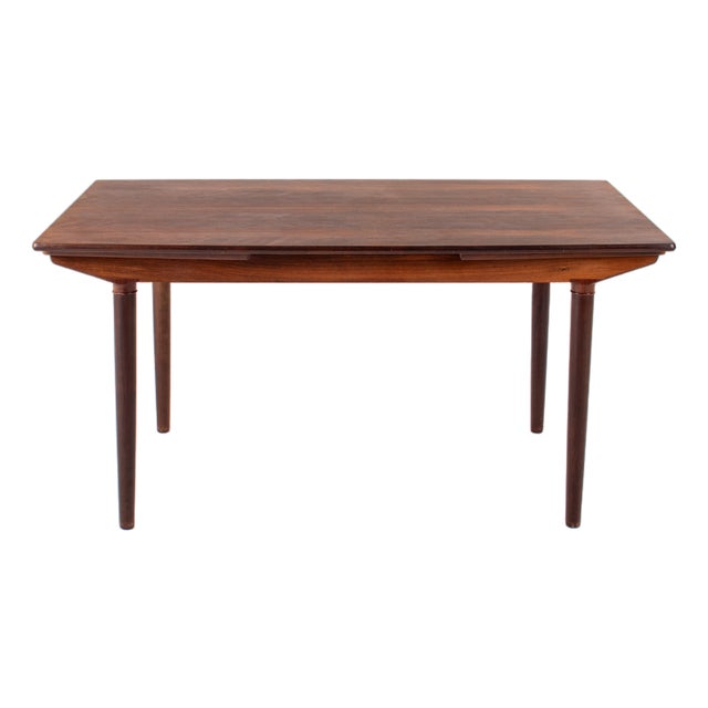 Mid-Century Danish Rosewood Extendable Dining Table by Harry Østergaard, 1960s For Sale