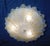 21st Century Italian Clear and Amber Murano Graniglia Flush Mount For Sale - Image 9 of 10