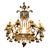 Large Murano Glass Fruit Chandelier, Italy, 1950s A spectacular large Italian Murano glass chandelier dating from the...
