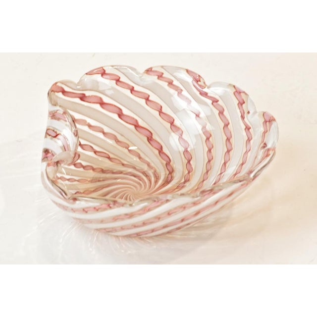 Zanfirico Bowl by Architecture Archimede Seguso for Seguso Vetri d'i Arte, Italy, 1940s For Sale - Image 4 of 12