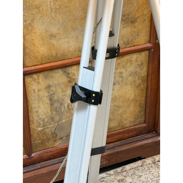 Tripod Design Surveyors Floor Lamp For Sale - Image 4 of 11