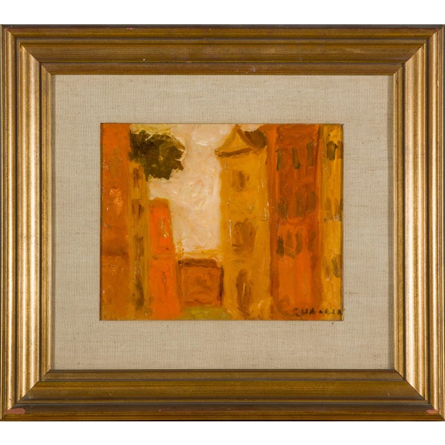 Carlo Quaglia, 1950s, Oil & Masonite, Framed For Sale - Image 6 of 6