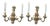 1990s Traditional Italian Carved Wooden Double Light Sconces - a Pair For Sale