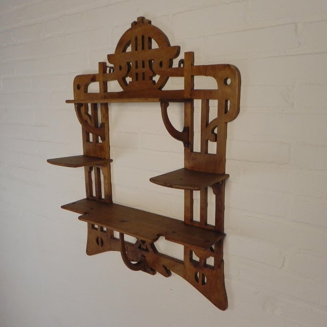 Art Nouveau Wall Rack, 1920s For Sale - Image 12 of 17