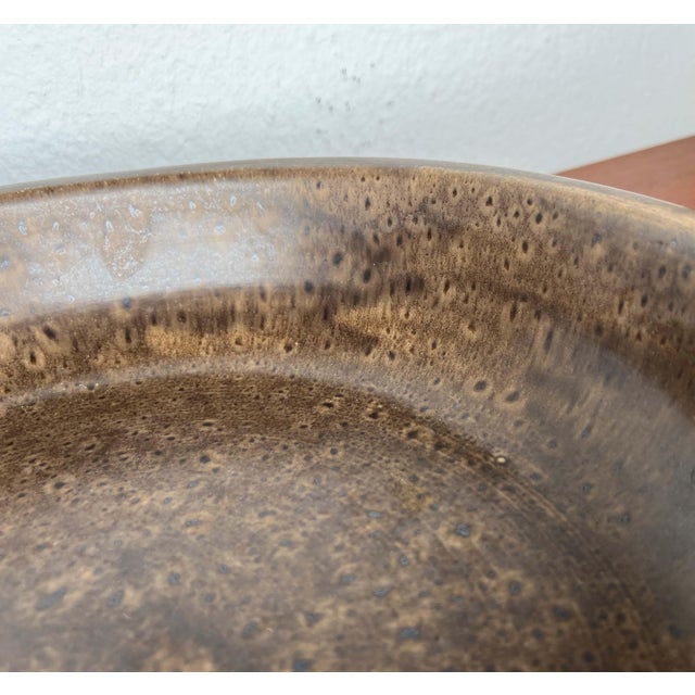 Large Mid-Century Modern Danish Studio Pottery Bowl from Lovemose, 1960s For Sale - Image 11 of 17