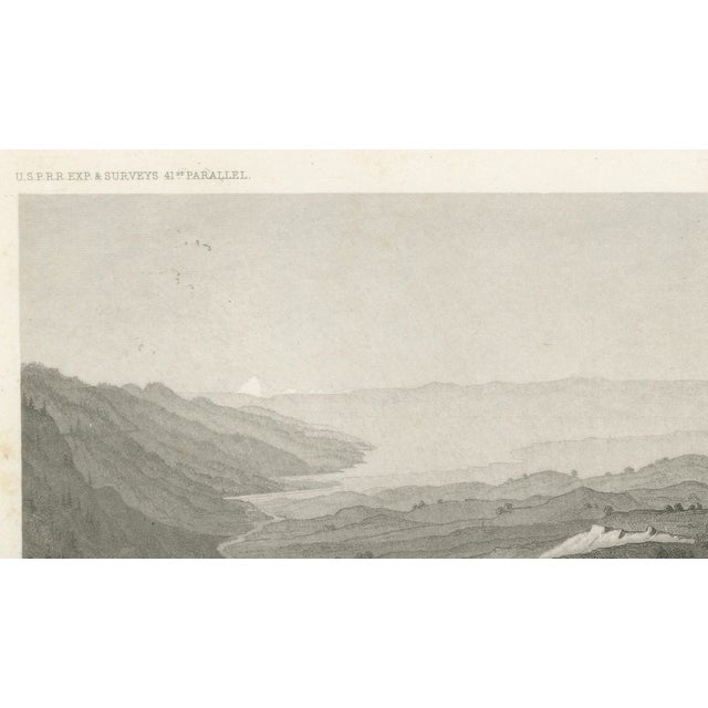 Paper Beckwith, California Landscape, Madelin Pass & Sacramento River, 1861, Print For Sale - Image 7 of 9