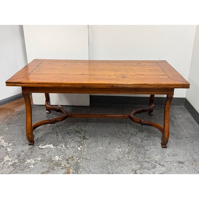 French Provincial Henredon Acquisitions Orleans Extendable Dining Table For Sale - Image 3 of 12
