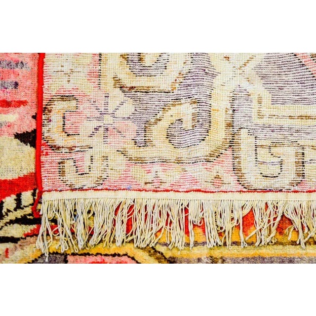 Early 20th Century Asian Khotan Rug For Sale In Chicago - Image 6 of 7