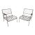 Vintage Maurizio Tempistini for Salterini "Ribbon" Arm Lounge Chairs -Set of 2 Unmarked For Sale