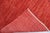 7x7 Fine Hand-Knotted Square Red & Burgundy Geometric Modern Rug For Sale - Image 9 of 9