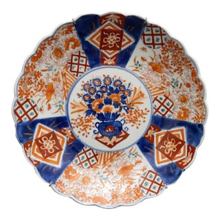 Antique 19th Century Japanese Imari Charger For Sale