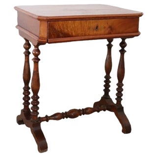 Mid 19th Century Walnut Side Table For Sale