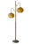 Mid-Century Modern Spun Gold Fiberglass Floor Lamp For Sale - Image 13 of 13