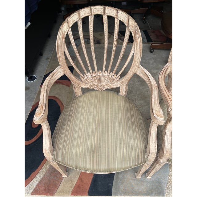 1980s Set of 4 Neoclassical Style Dining Chairs by Kreiss For Sale - Image 10 of 12