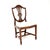 Wood Vintage Shield Back Dining Chairs, 1930, Set of 8 For Sale - Image 7 of 12