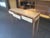 Bespoke Cerused Oak and Parchment Console Table With Three Drawers For Sale - Image 4 of 8