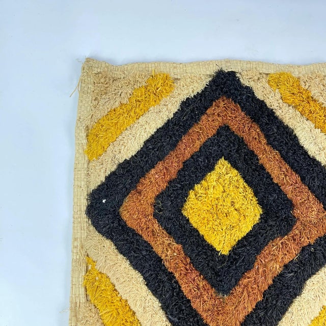 Early 20th Century Early 20th Century Kuba Shoowa Square 24x20 Inch For Sale - Image 5 of 6