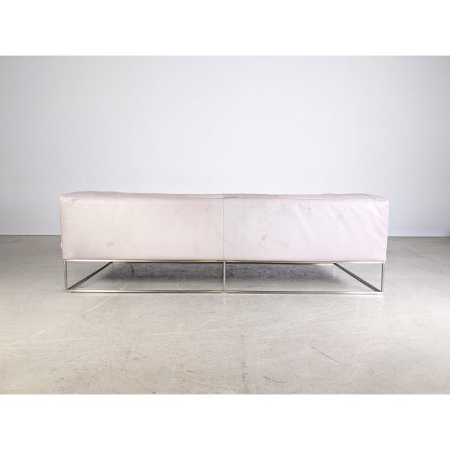Animal Skin Vintage Ile Cube Sofa in Leather from Living Divani For Sale - Image 7 of 11