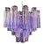 Murano Glass Tube Chandelier with 36 Amethyst Glass Tube, 1990s For Sale - Image 11 of 11