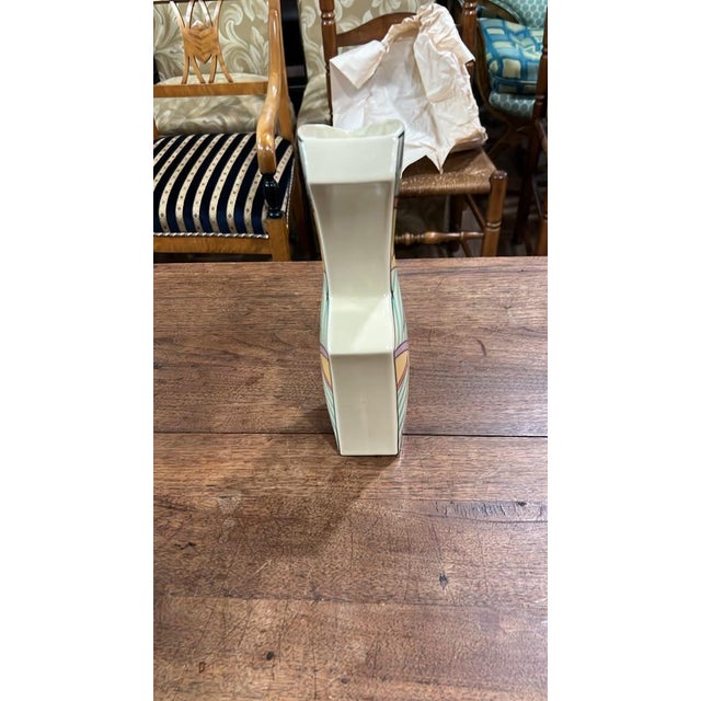 1980s Postmodern Memphis Geometric Vase For Sale In Philadelphia - Image 6 of 6