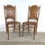 Traditional Antique Ribbon & Garland Caned Seat Side Chairs – Pair For Sale - Image 3 of 18