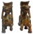 Chinese Oriental Carved Stone Ram Figures - Pair For Sale