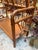 Brown Circa 1880s Antique Victorian Stick and Ball Oak Magazine Newspaper Music Rack For Sale - Image 8 of 10