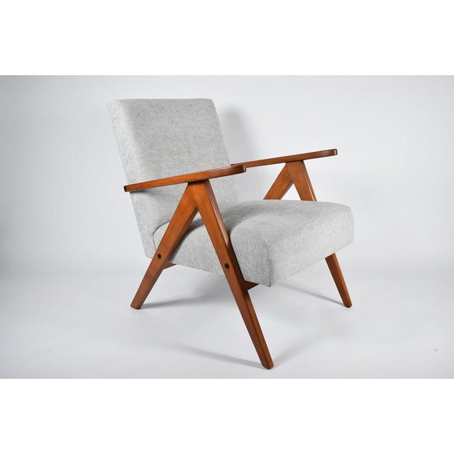 Limited edition armchair var, produced in the 1960s in the bent furniture factory, which was located in radomsko. This...