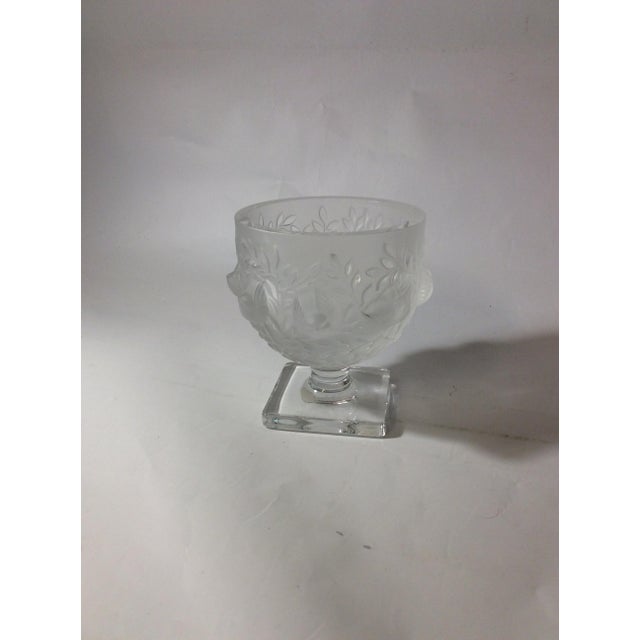 Elisabeth Vase by Marc Lalique for Lalique, 1980s, in Flawless conditions. Designed 1960 to 1969 This piece has an...